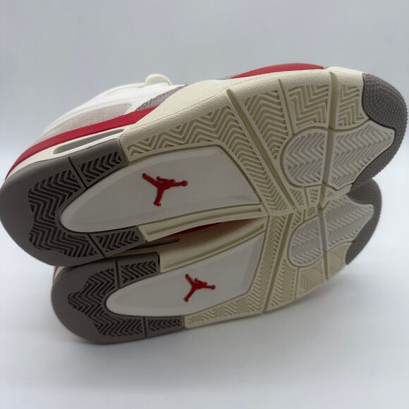 Nike Air Jordan 4 RM Sail Fire Red College Grey Coconut Milk HF8126-100 Mens 10 main image 9